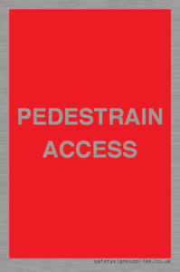PEDESTRAIN ACCESS